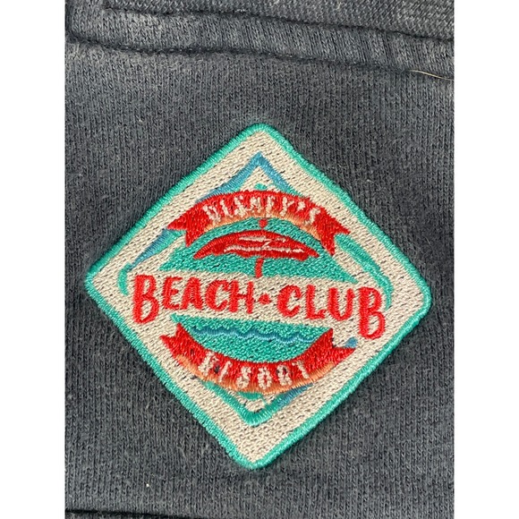 Vineyard Vines Disney Parks Beach Club Quarter Zip‎ Pullover Navy Blue Womens M - Picture 10 of 11
